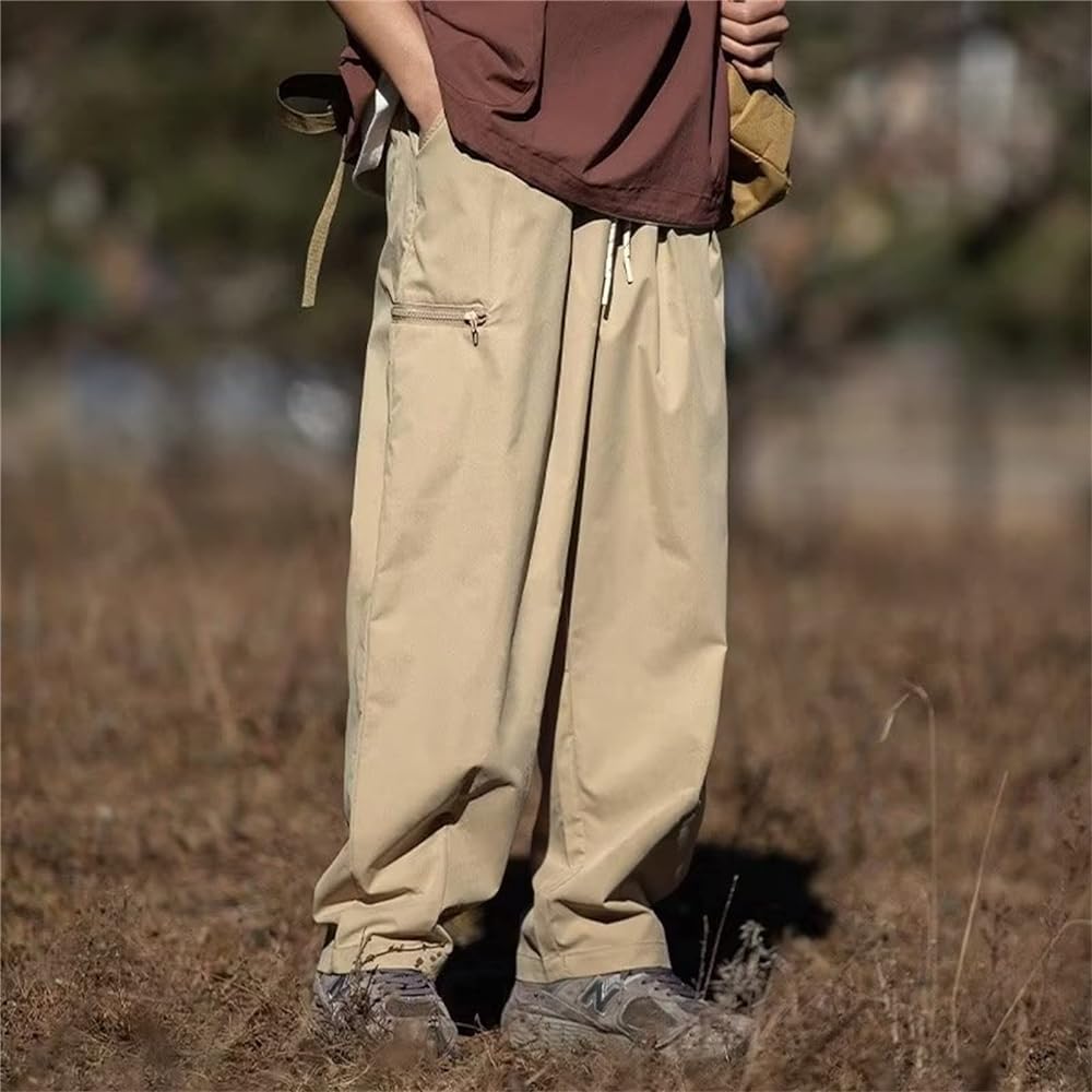 sports tan baggy training pants