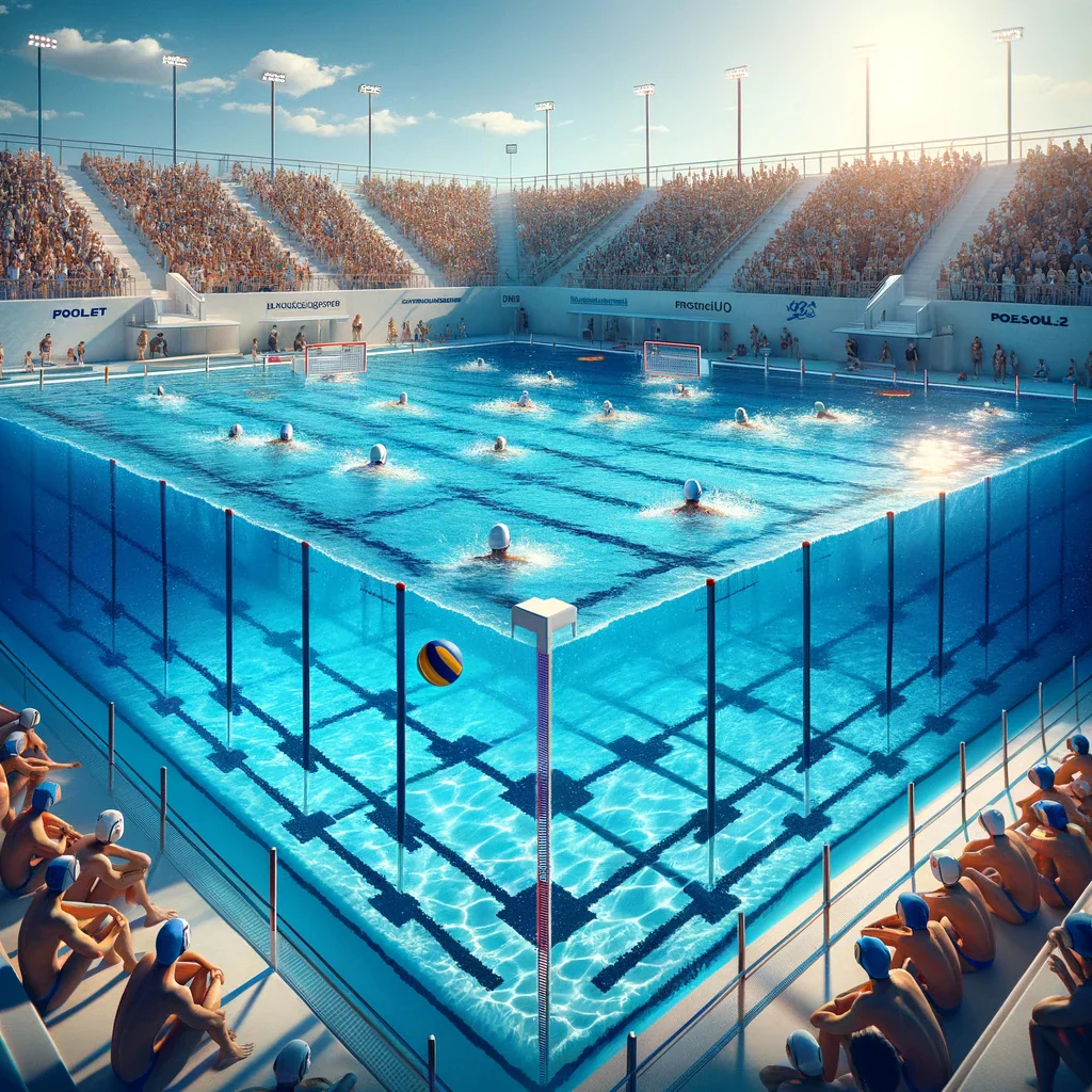 how deep is water polo pool