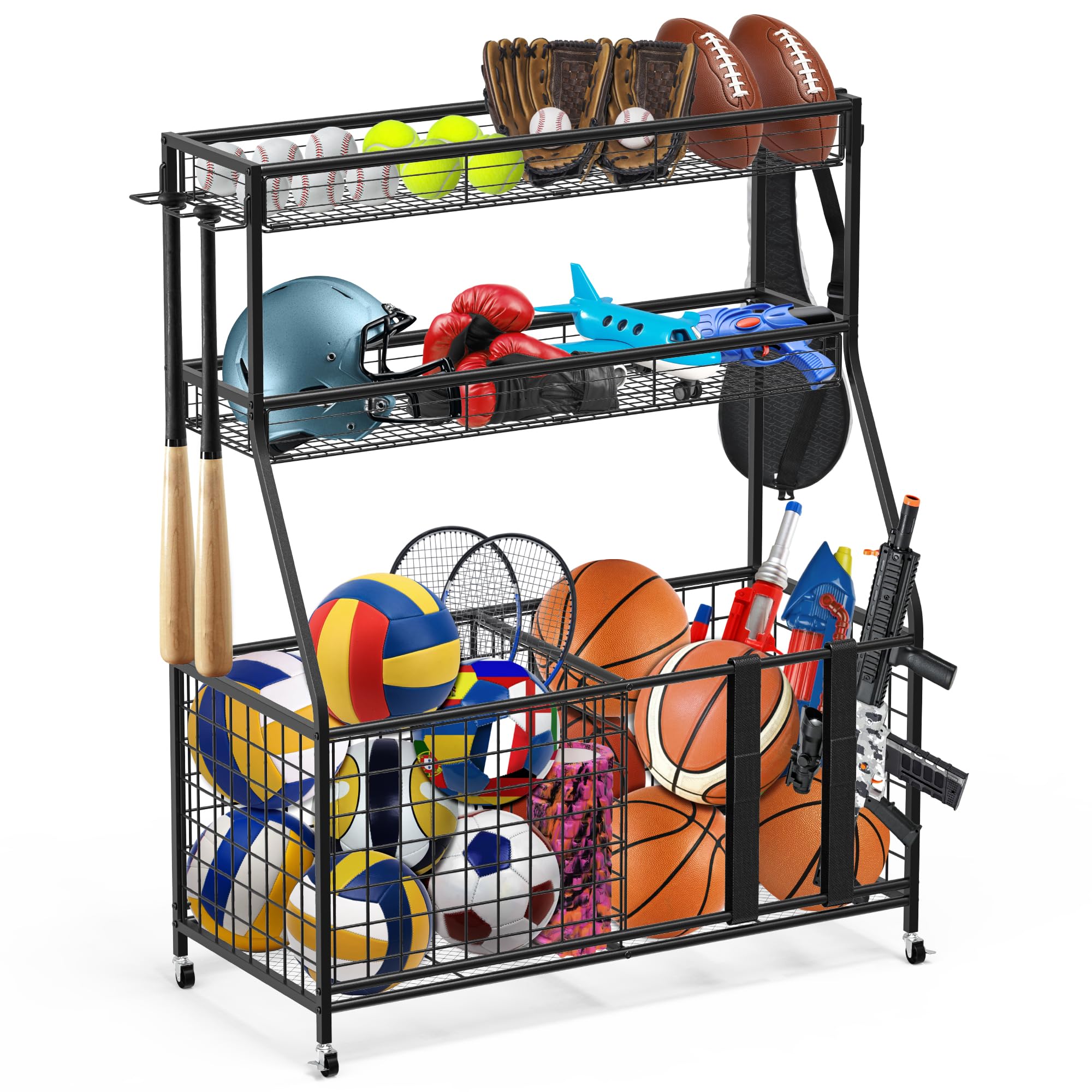 sports equipment storage