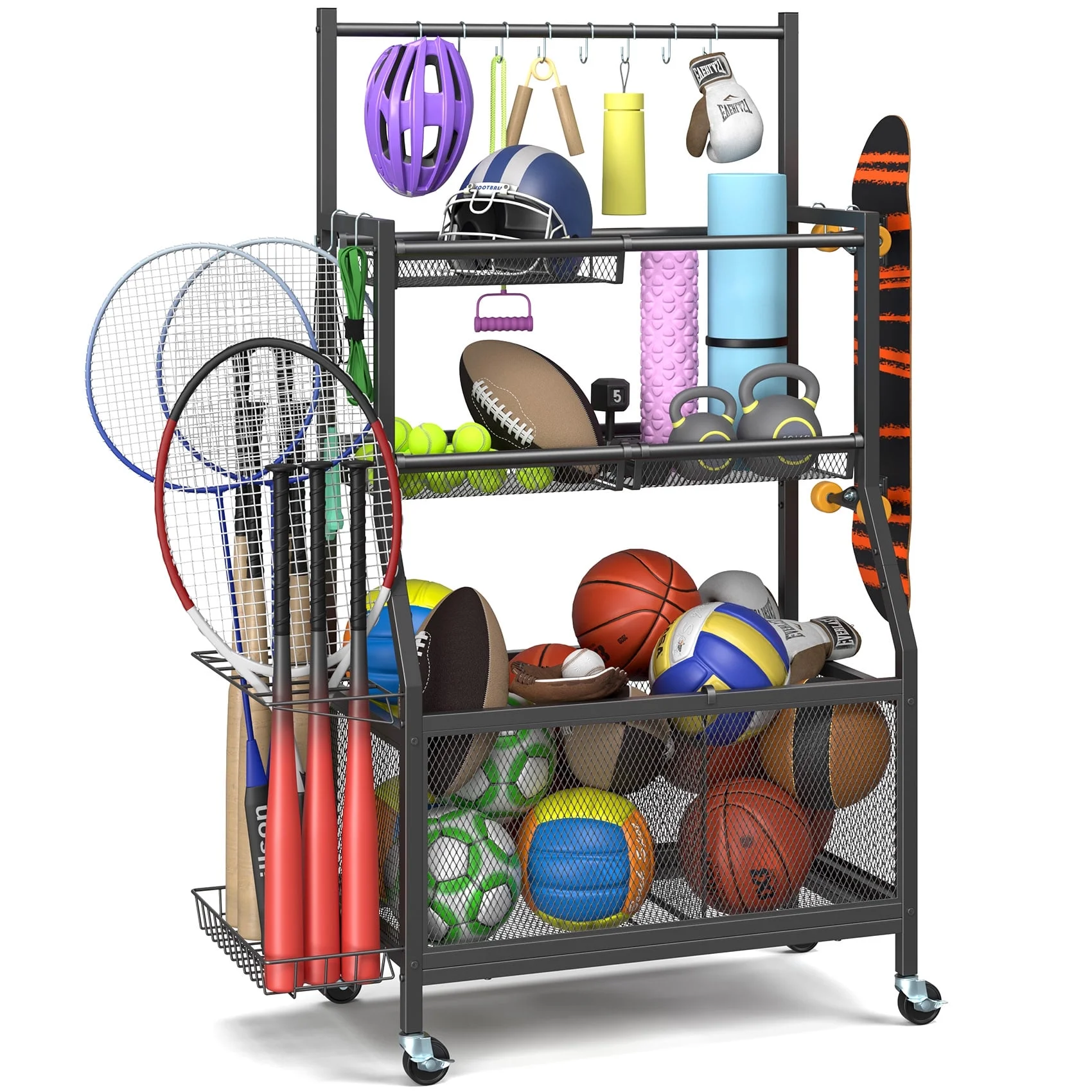 sports equipment storage